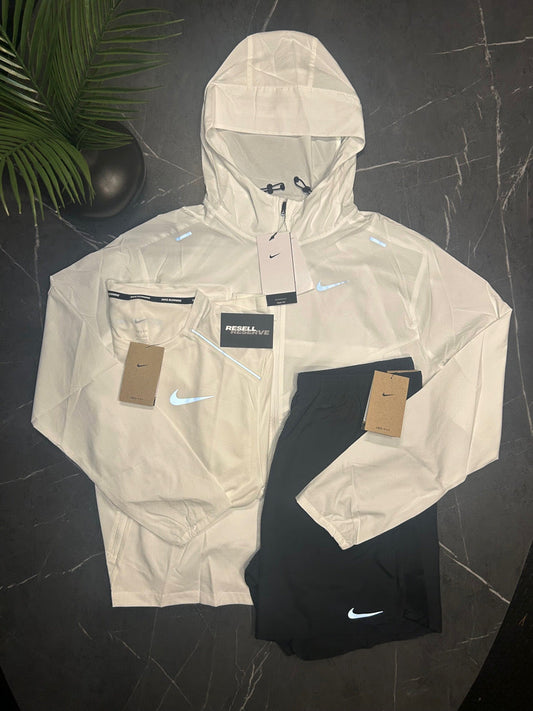 Nike Miler Repel 3 piece Set (Shorts) 'White'