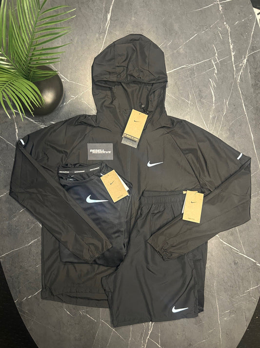 Nike Miler Repel 3 piece Set (Shorts) 'Black'